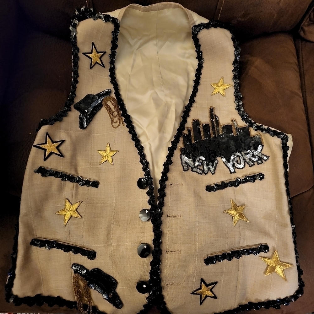 70s New York Sequin Vest